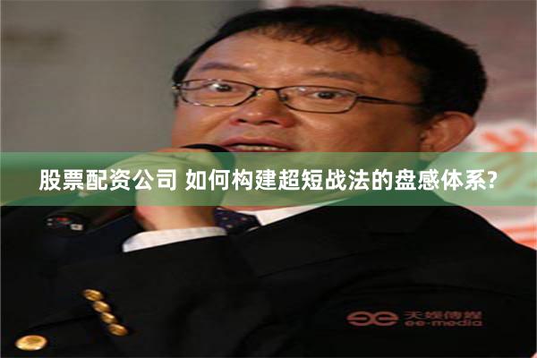 股票配资公司 如何构建超短战法的盘感体系?