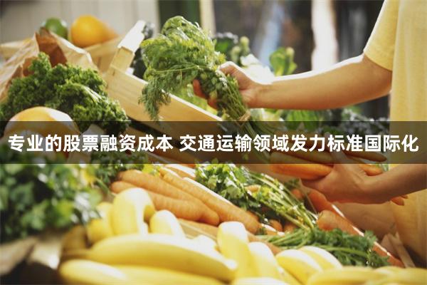 专业的股票融资成本 交通运输领域发力标准国际化