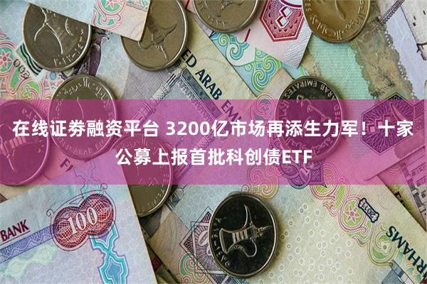 在线证劵融资平台 3200亿市场再添生力军！十家公募上报首批科创债ETF