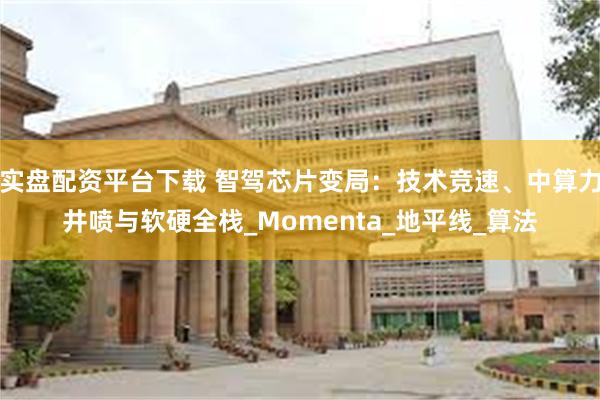 实盘配资平台下载 智驾芯片变局：技术竞速、中算力井喷与软硬全栈_Momenta_地平线_算法
